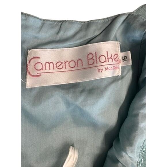 NWT! "CAMERON BLAKE" Deadstock VTG Maxi Dress W/ Blazer SZ 16 Beaded Momcore - Picture 9 of 16